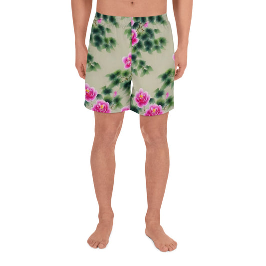 Men's Athletic Shorts - Blossom Reverie