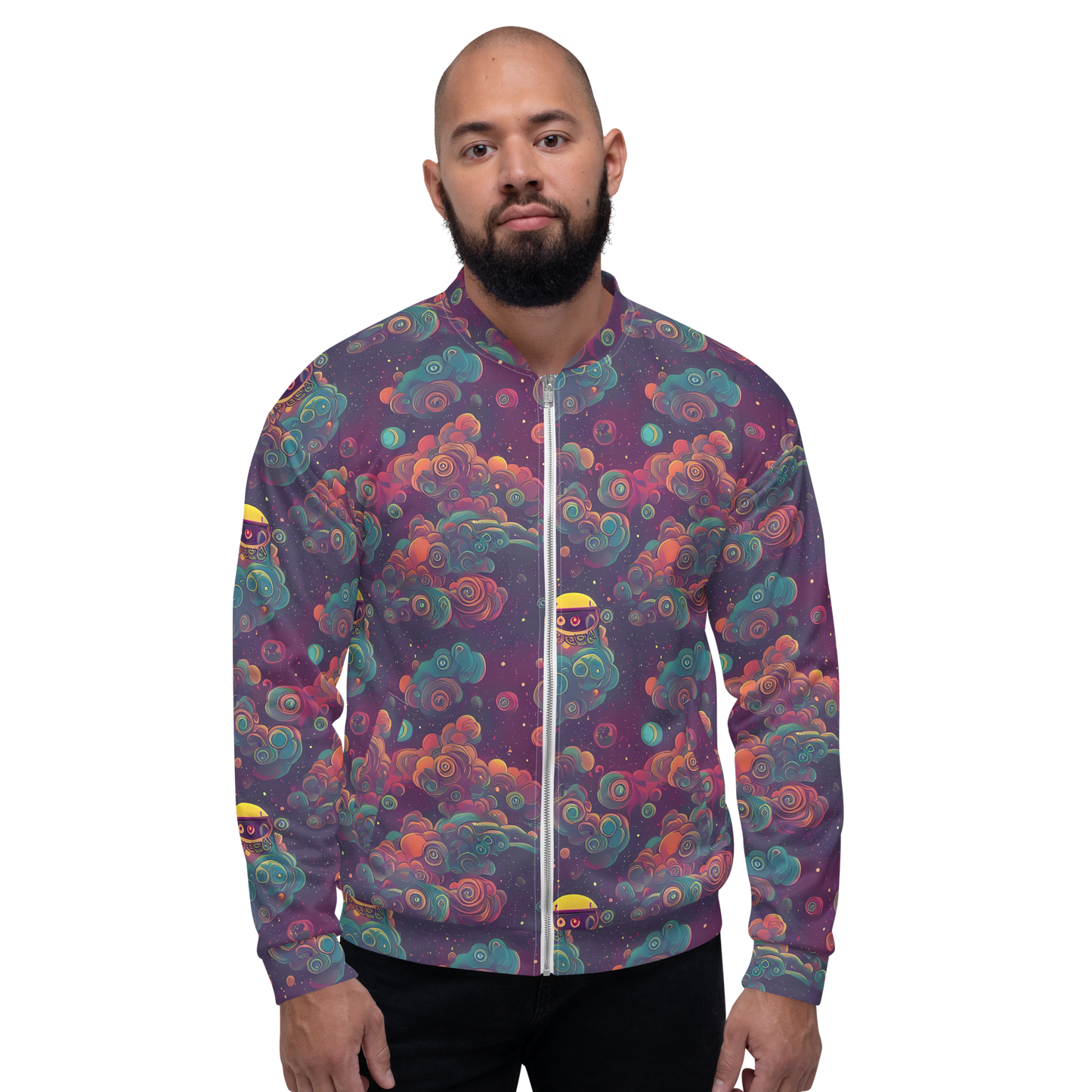 Bomber Jacket - Nebula Dreamscape