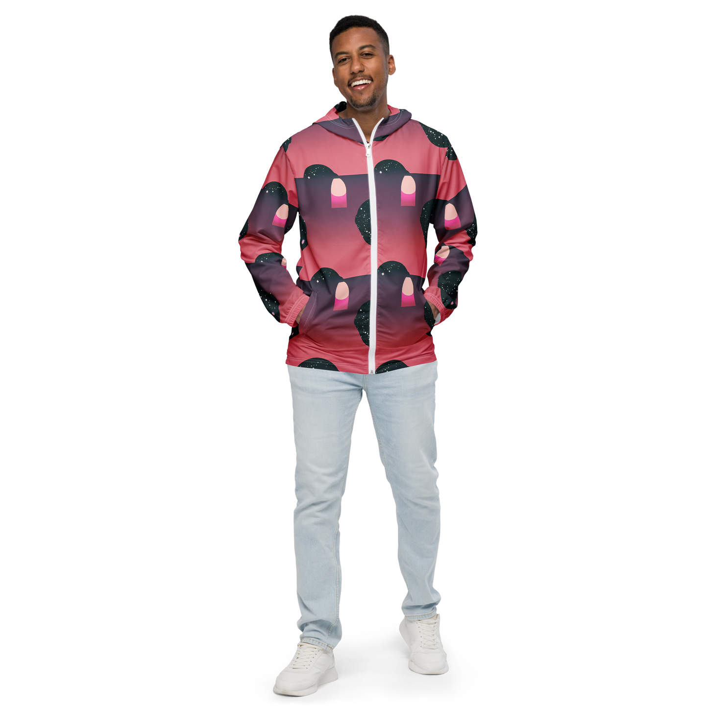 Men's Windbreaker - Dreamscape Horizon