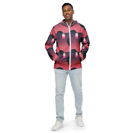 Men's Windbreaker - Dreamscape Horizon