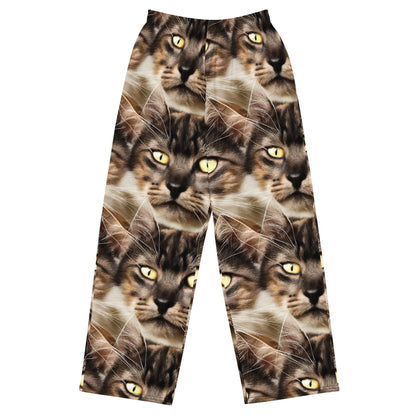 Wide-Leg Pants - Feline Reverie