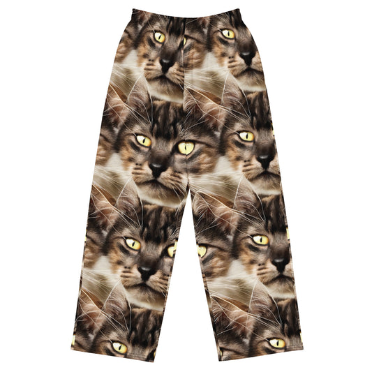 Wide-Leg Pants - Feline Reverie