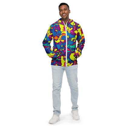 Men's Windbreaker - Colorful Chaos