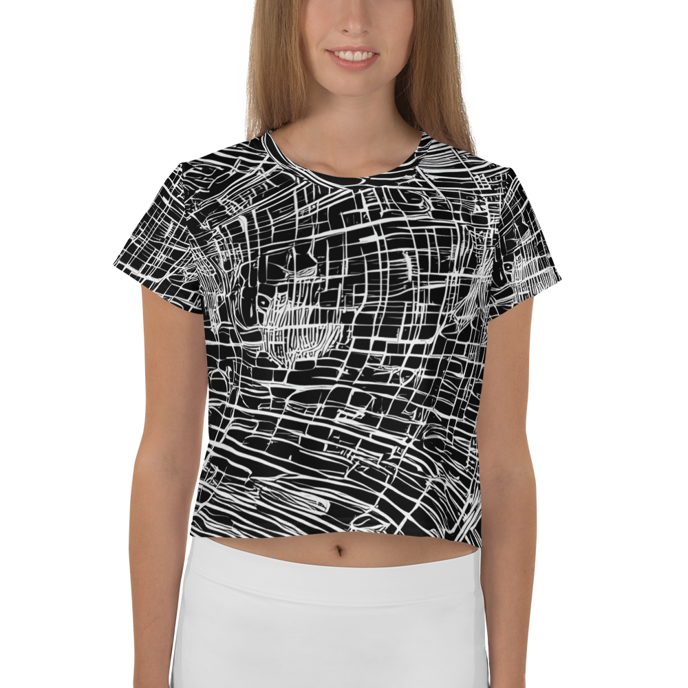 Women's Crop Tee - List's Labyrinth