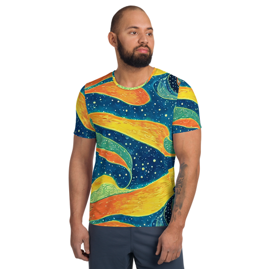 Men's Athletic T-Shirt - Celestial Harmony