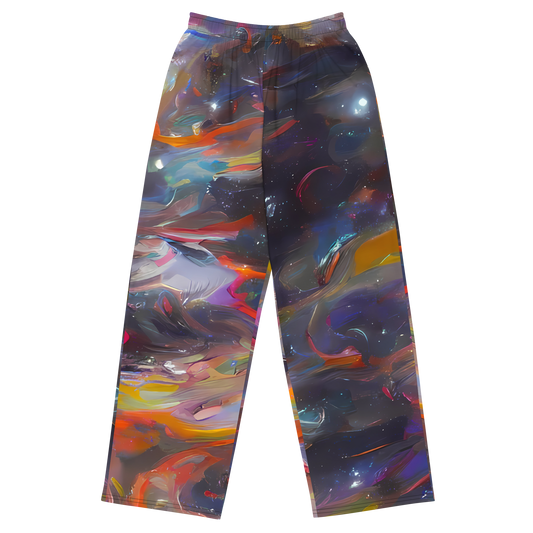 Wide-Leg Pants - Chromatic Flux