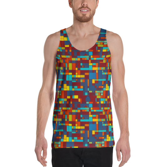 Men's Tank Top - Astral Grid