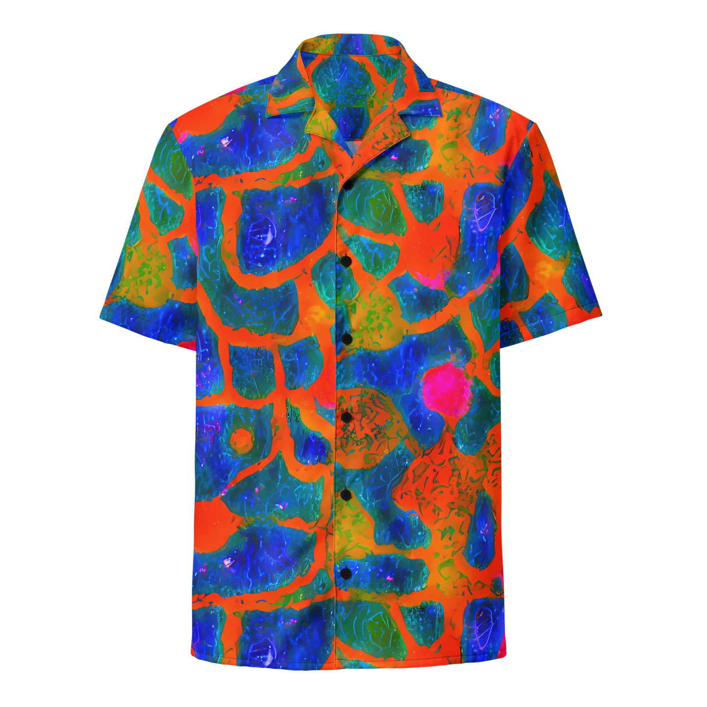 Button Shirt - Vibrant Mosaic