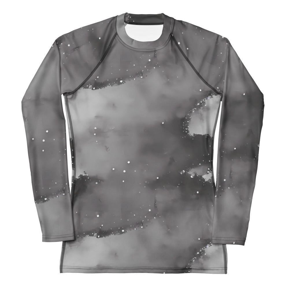 Women's Rash Guard - Monochrome Dreams