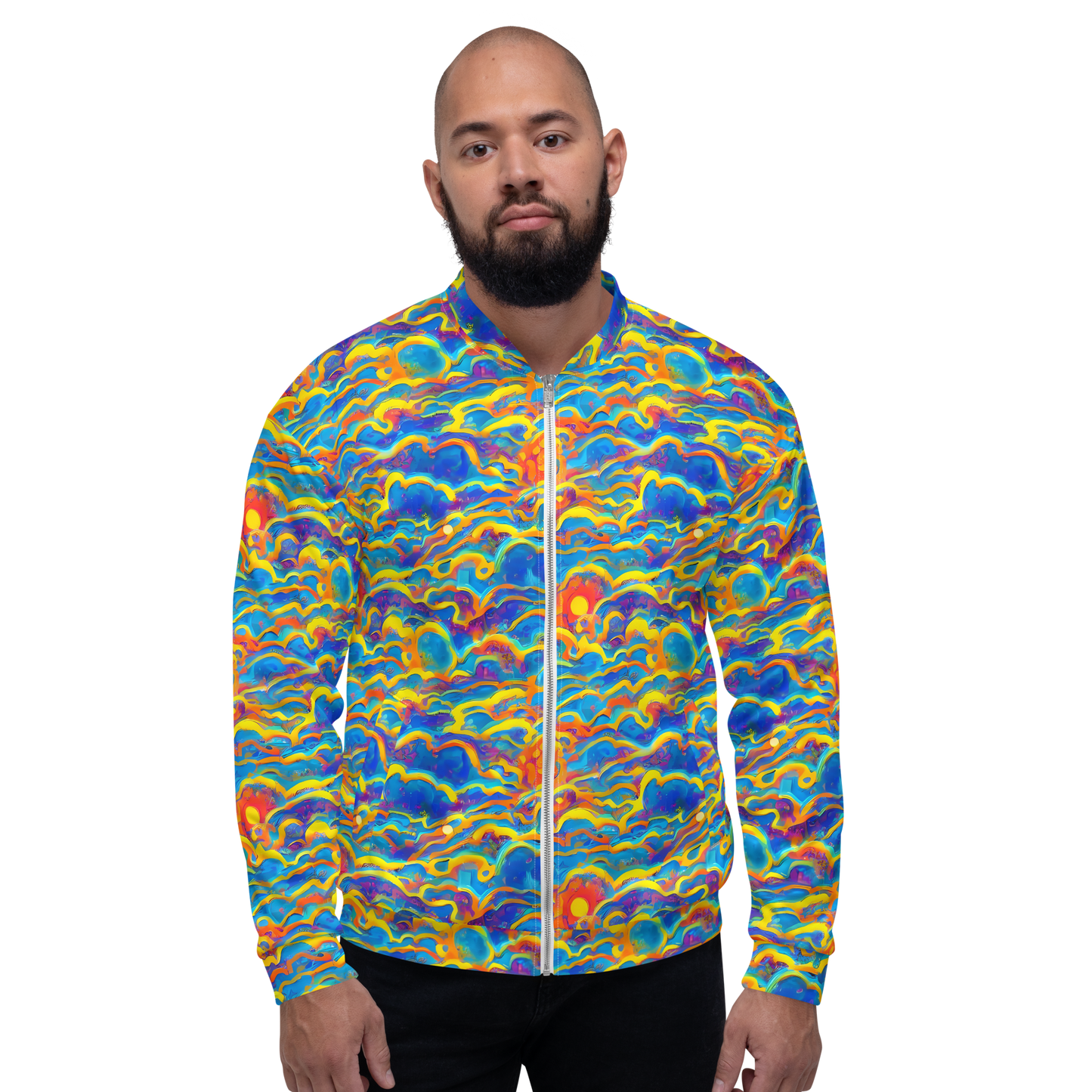 Bomber Jacket - Chroma Ripple