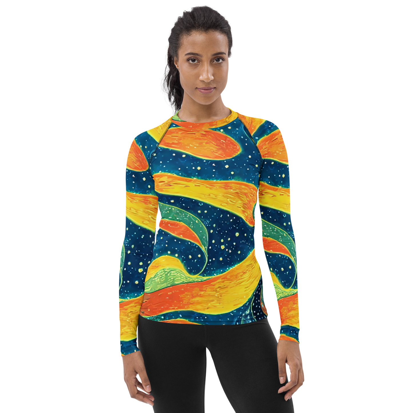 Women's Rash Guard - Celestial Harmony