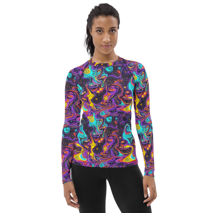 Women's Rash Guard - Hutty Nebula