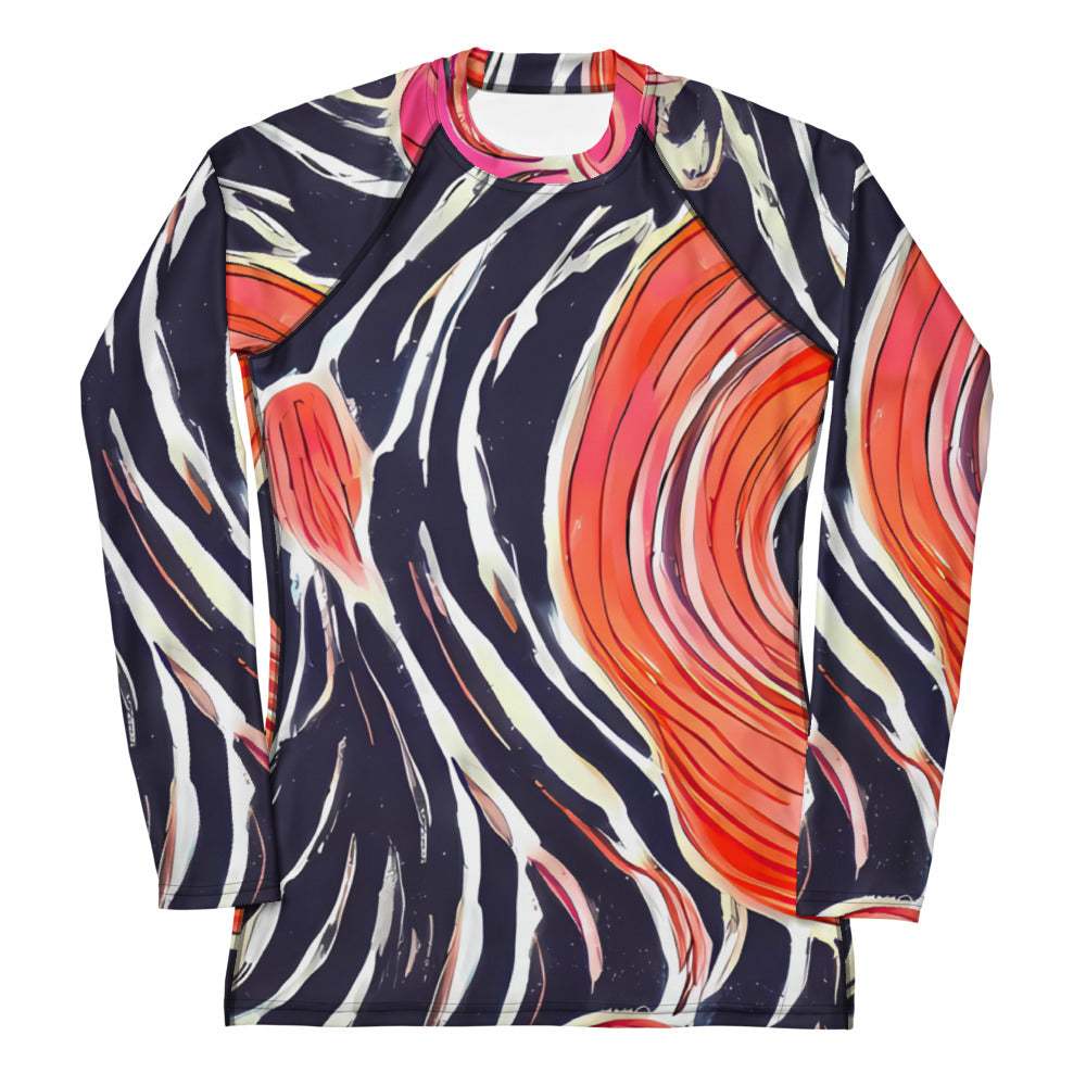 Women's Rash Guard - Radiant Drift