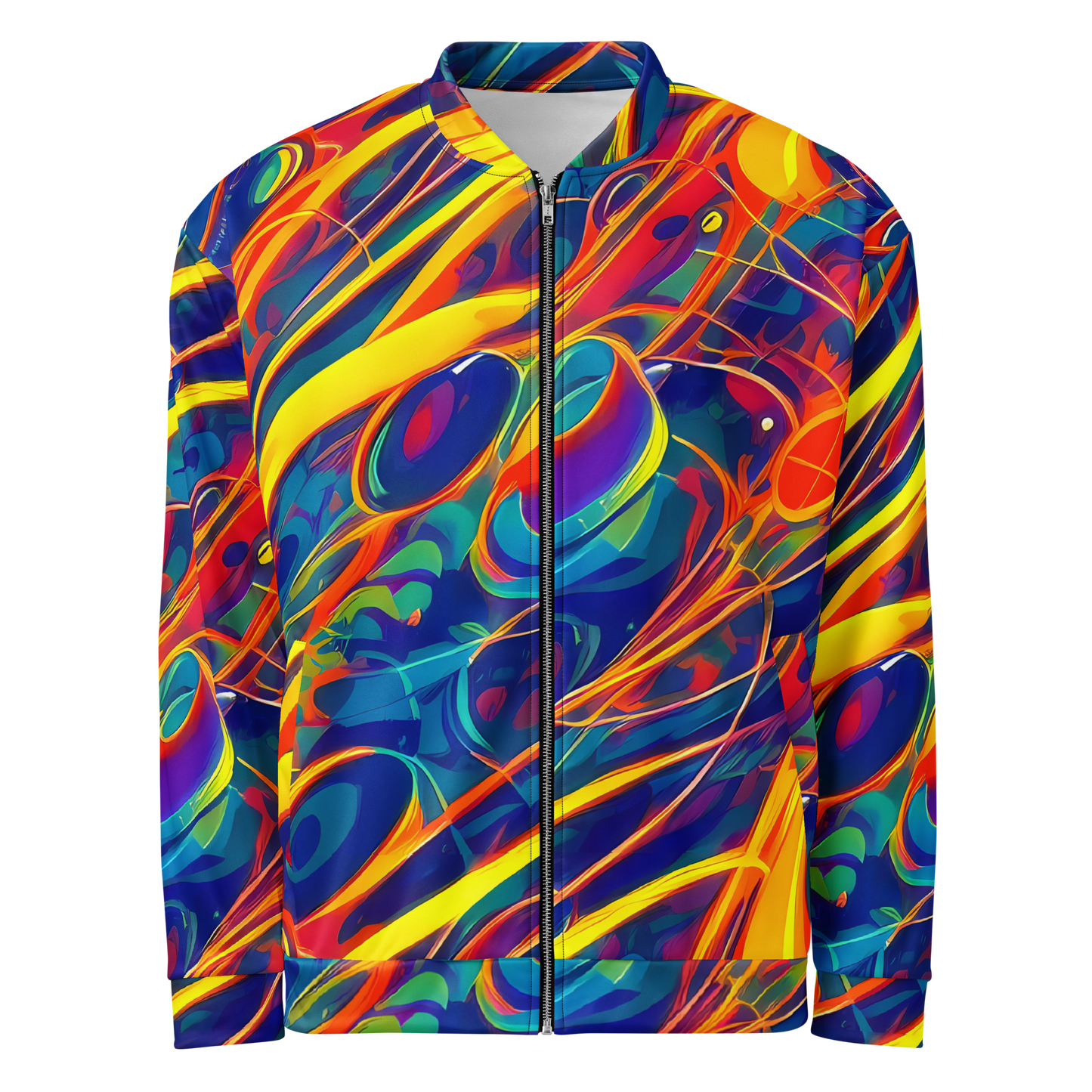 Bomber Jacket - Abstract Blaze