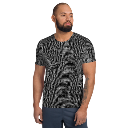 Men's Athletic T-Shirt - Zenith Stripes