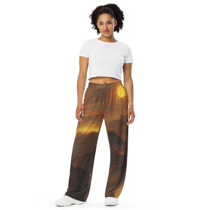 Wide-Leg Pants - Sunset Shores