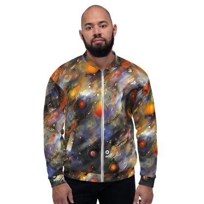 Bomber Jacket - Brushstroke Blaze