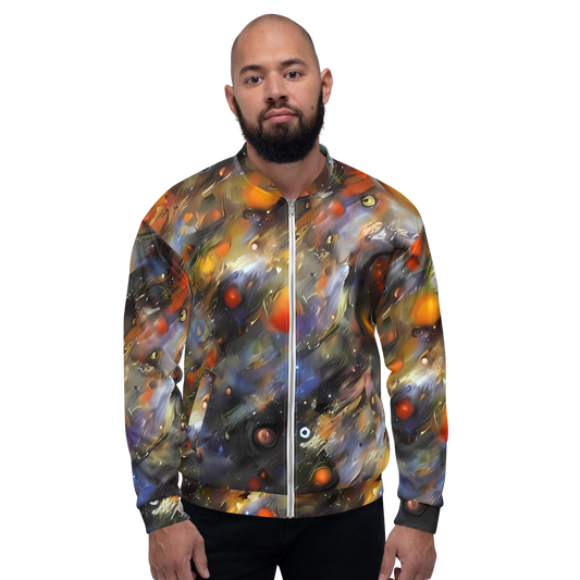 Bomber Jacket - Brushstroke Blaze