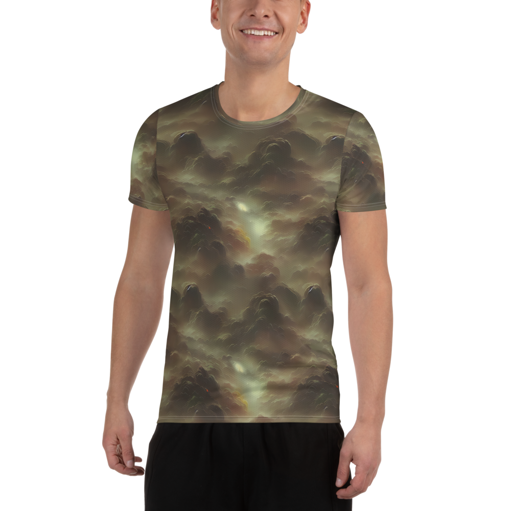 Men's Athletic T-Shirt - Celestial Dreamscape