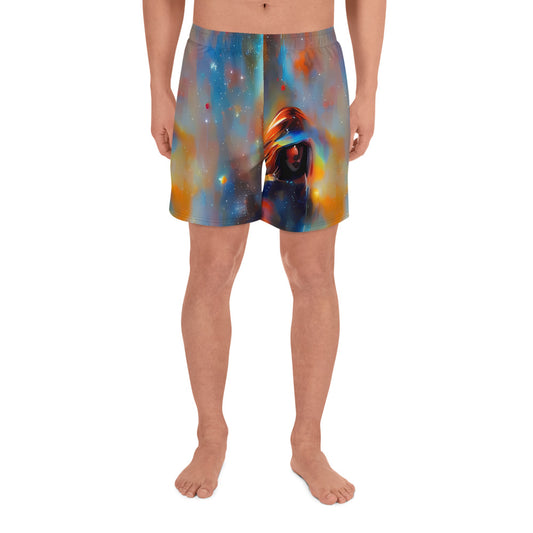 Men's Athletic Shorts - Asterglow Veil