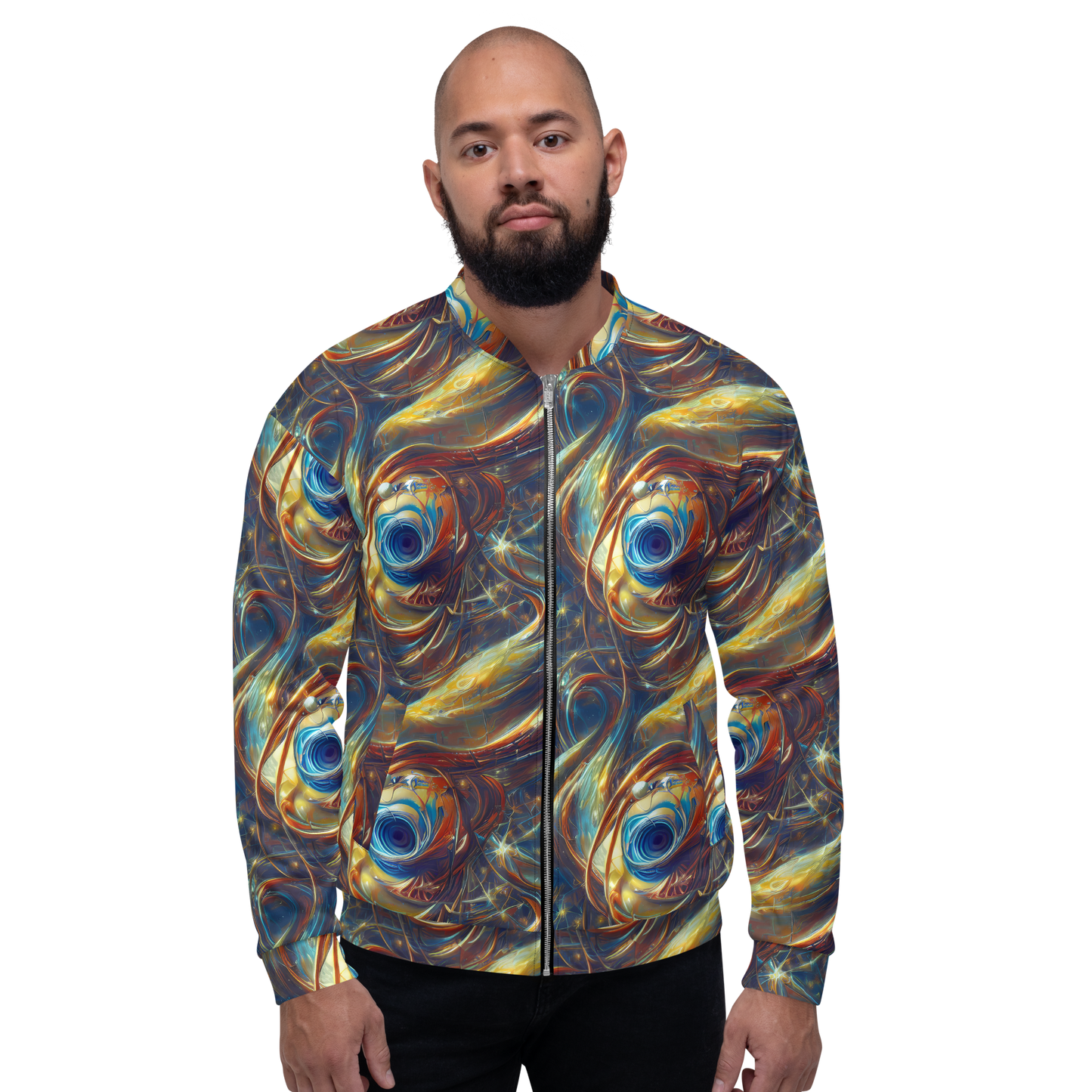 Bomber Jacket - Celestial Vortex