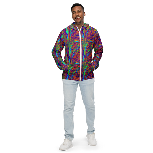 Men's Windbreaker - Lux Waves