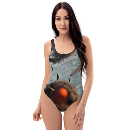 One-Piece Swimsuit - Celestial Collision