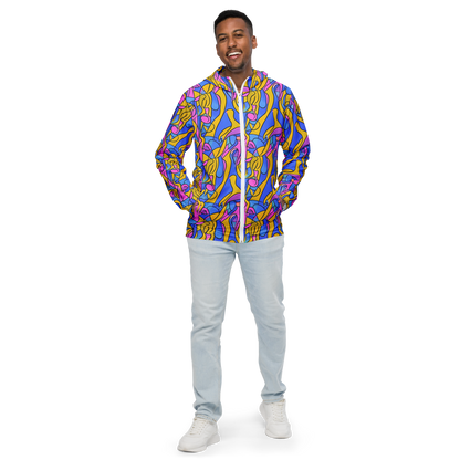 Men's Windbreaker - Cosmic Curves