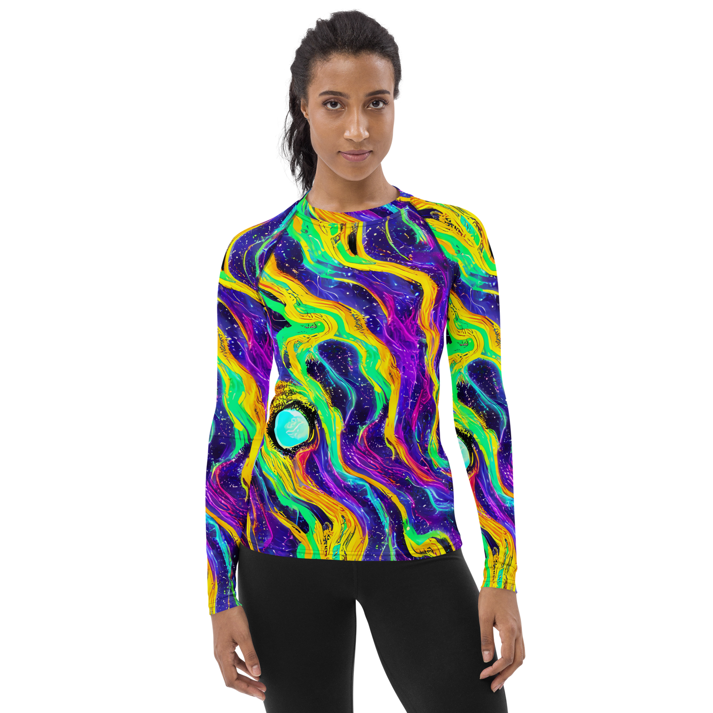 Women's Rash Guard - Jackson Swirl