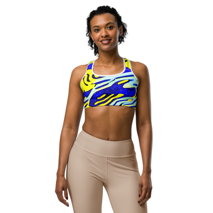 Sports Bra - Electric Horizon