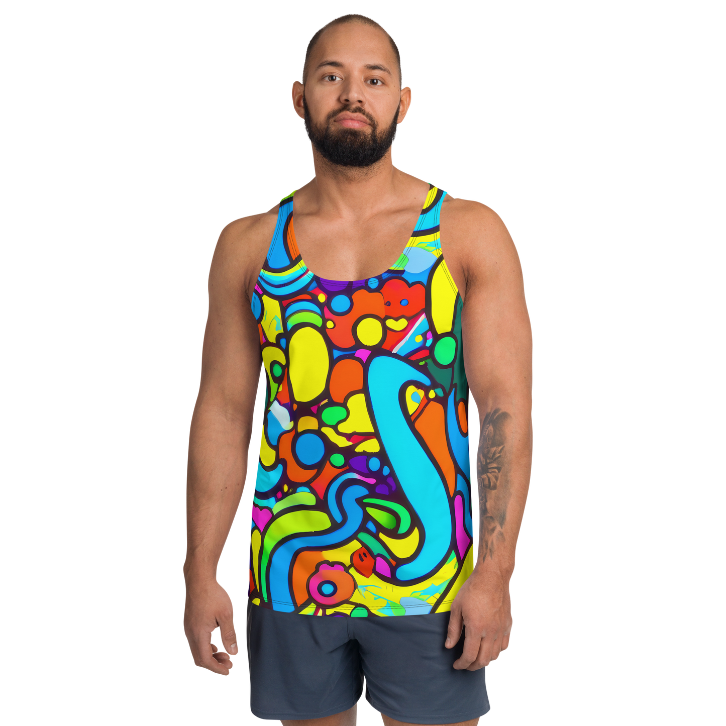 Men's Tank Top - Chromadoodle Junction