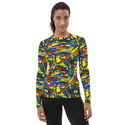 Women's Rash Guard - Cyberflow Circuit