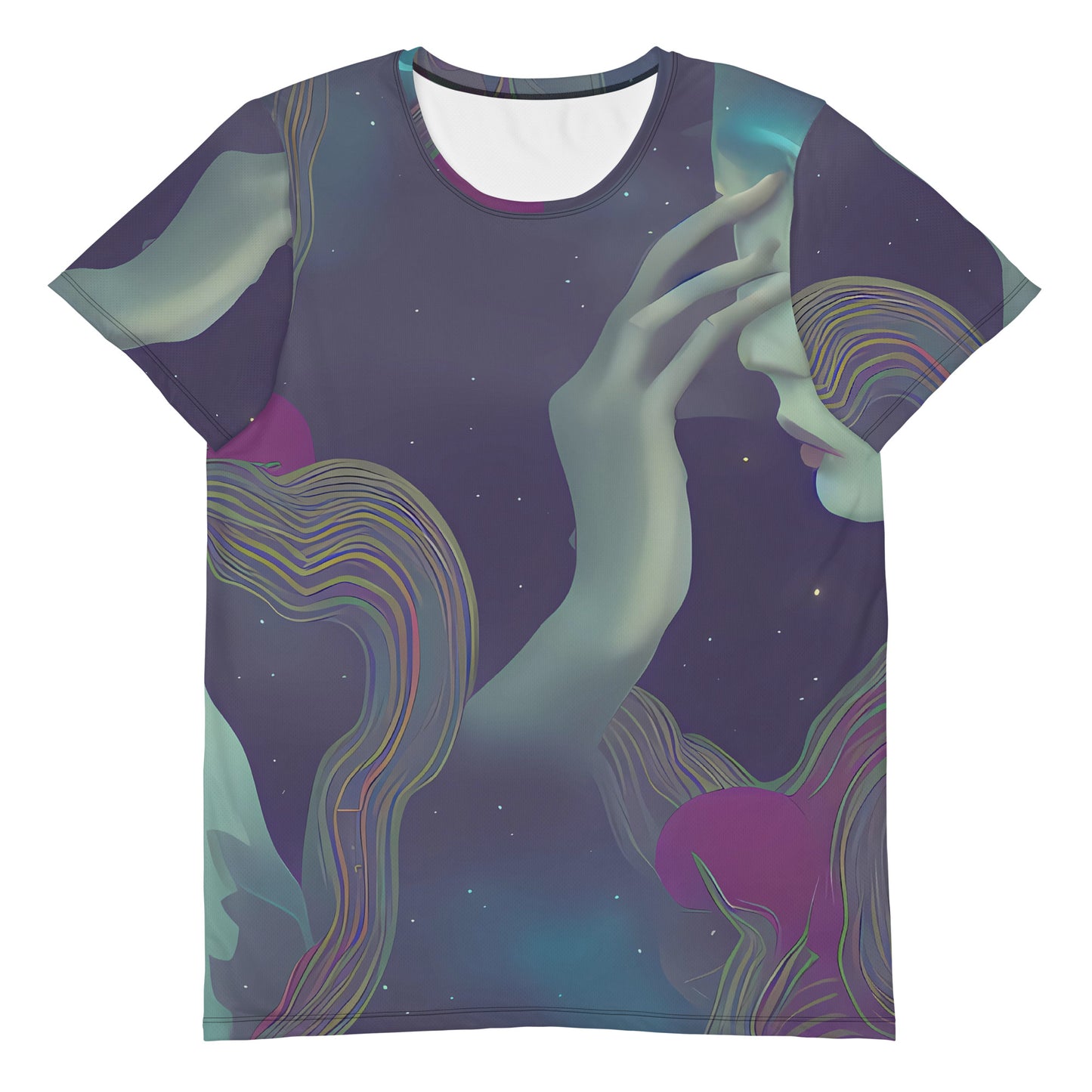 Men's Athletic T-Shirt - Ethereal Muse