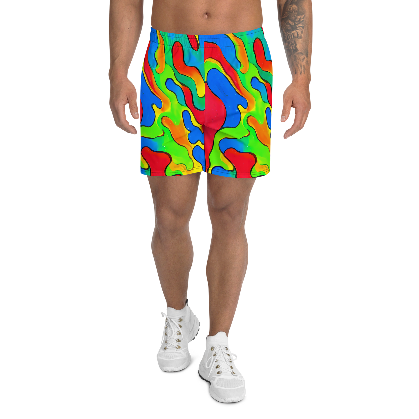 Men's Athletic Shorts - Splash of Joy