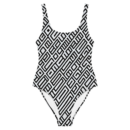 One-Piece Swimsuit - Fashionable, Psychedelic Deep Space, Howard Butterworth, Francois Bocion