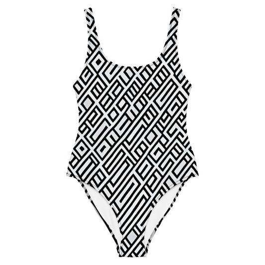 One-Piece Swimsuit - Fashionable, Psychedelic Deep Space, Howard Butterworth, Francois Bocion