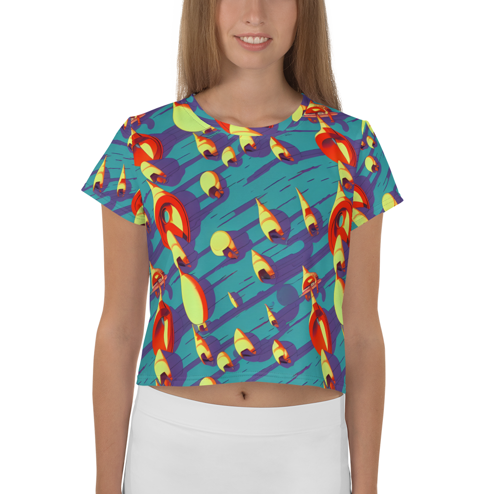 Women's Crop Tee - Sailor's Mirage