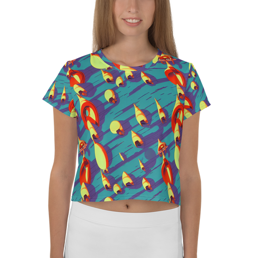 Women's Crop Tee - Sailor's Mirage