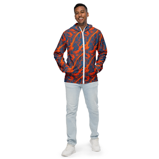 Men's Windbreaker - Nautical Ember