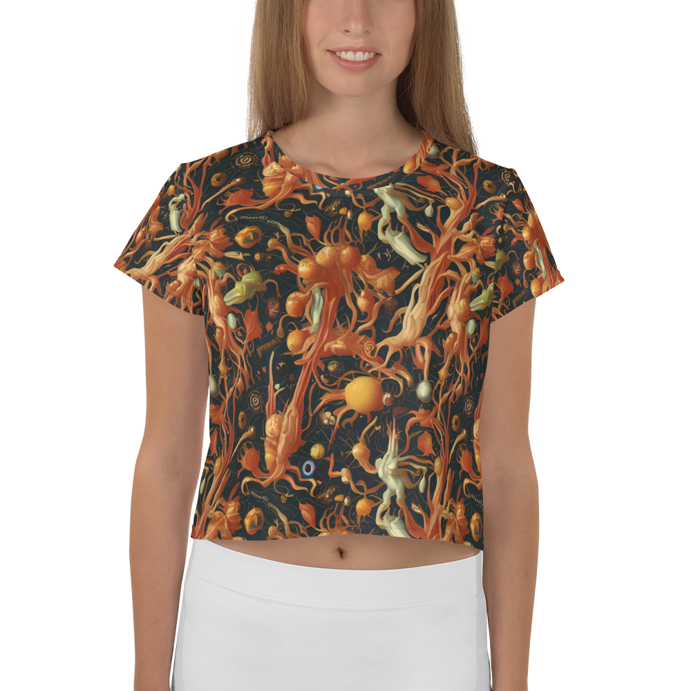 Women's Crop Tee - Bosschaert's Nebula