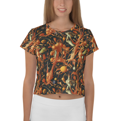 Women's Crop Tee - Bosschaert's Nebula