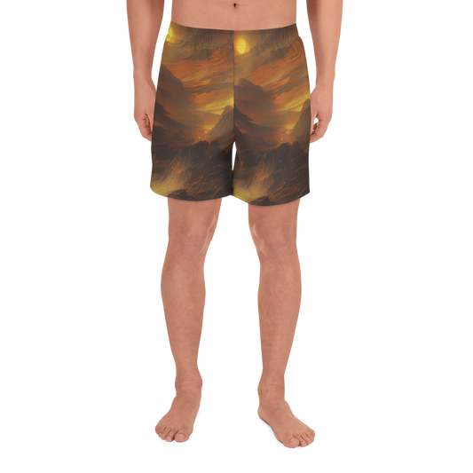 Men's Athletic Shorts - Sunset Shores