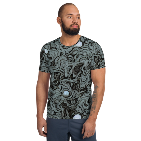 Men's Athletic T-Shirt - Caruso Swirl