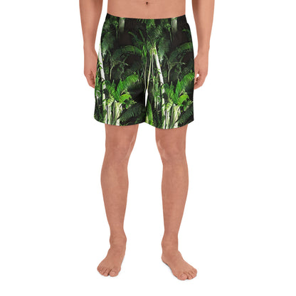 Men's Athletic Shorts - Emerald Canopy