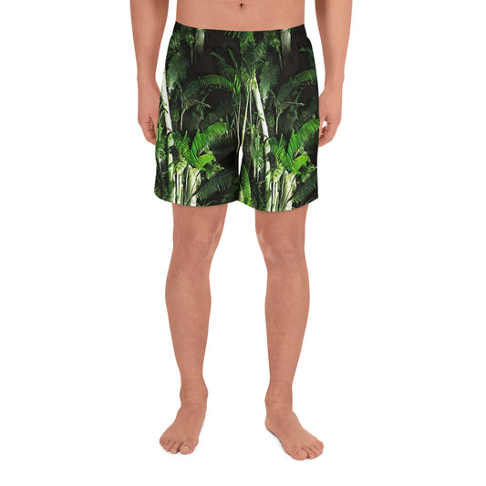 Men's Athletic Shorts - Emerald Canopy