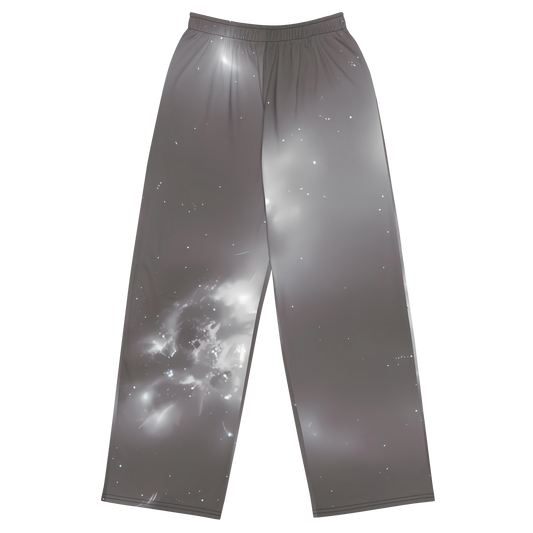 Wide-Leg Pants - Silver Nebula