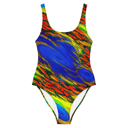 One-Piece Swimsuit - Hodgkin's Blaze