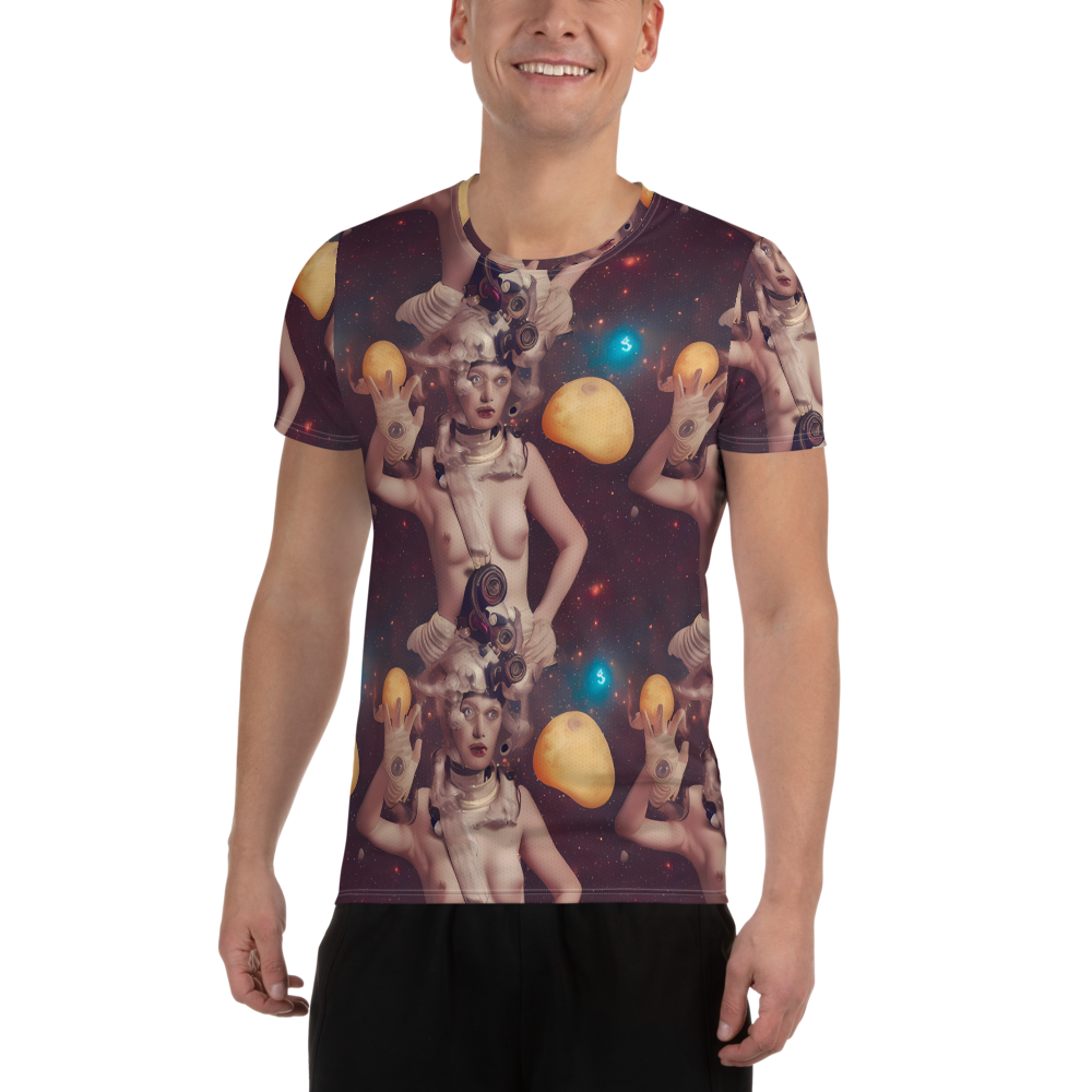 Men's Athletic T-Shirt - Nebula Siren