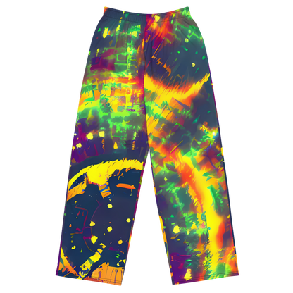 Wide-Leg Pants - Hypercolor Oasis