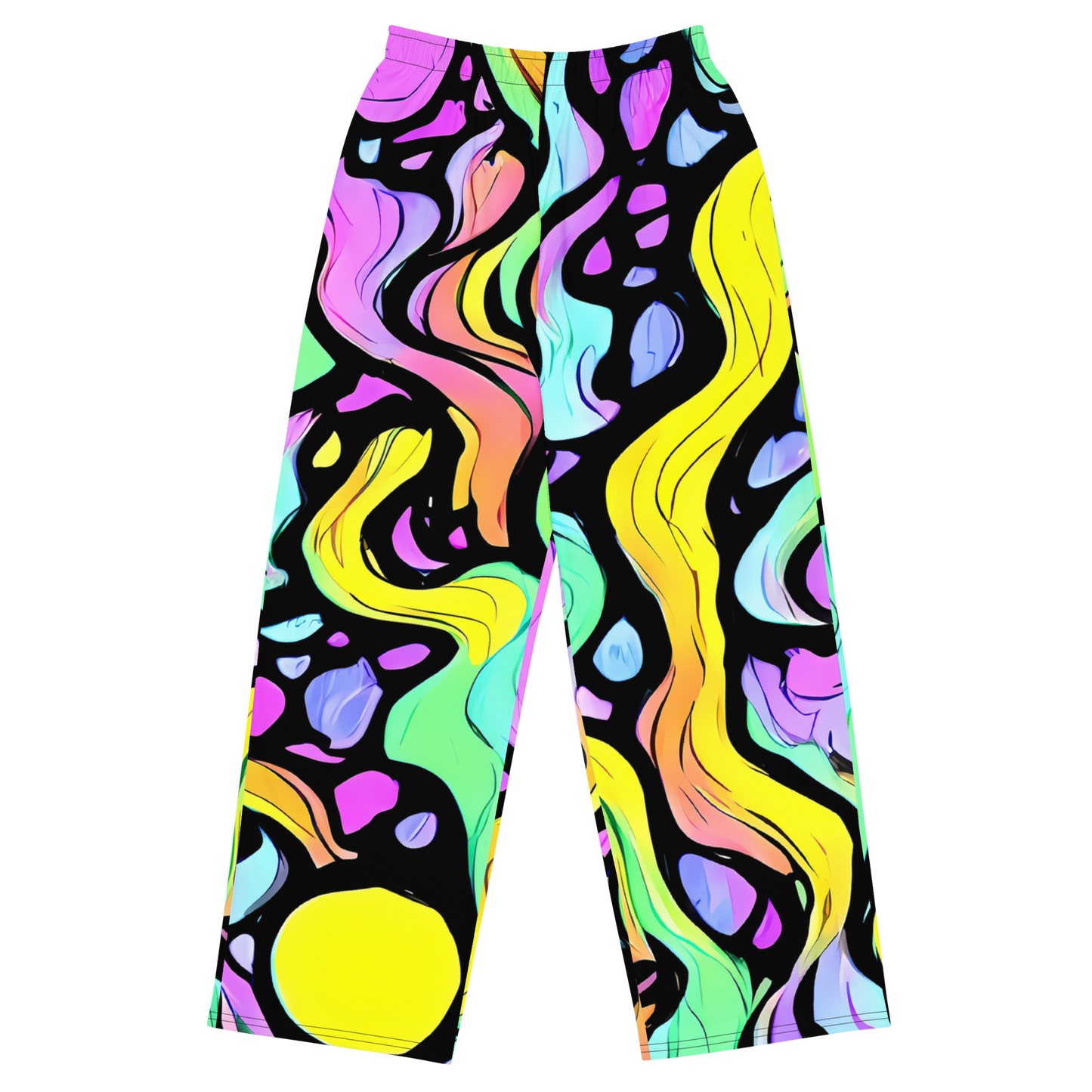 Wide-Leg Pants - Sillman Swirl